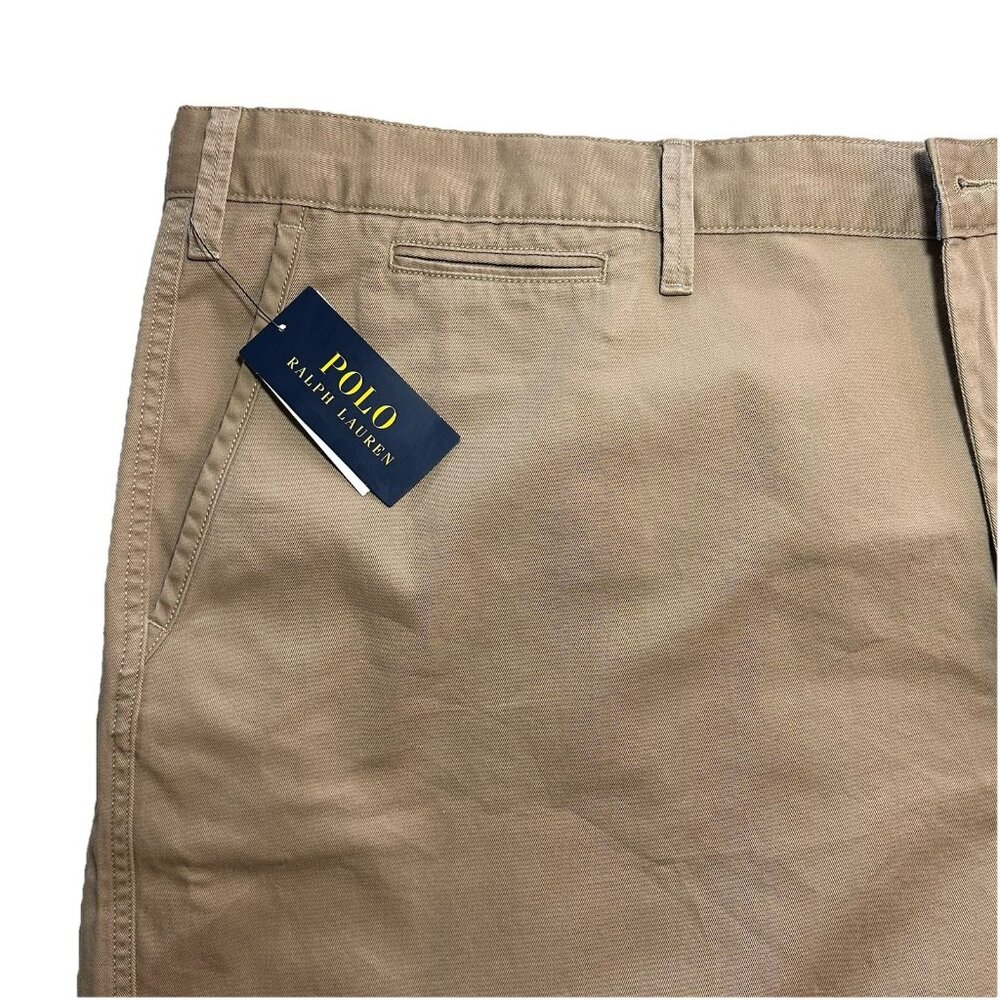 Polo Ralph Lauren Big & Tall 44T Cafe Tan Classic Fit 11" Shorts 100% Cotton - Picture 7 of 9